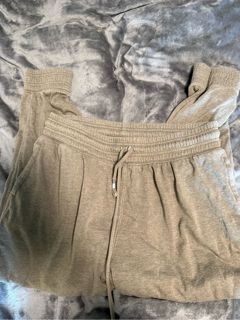 FP Movement by Free People Olive Ribbed Lounge Shorts